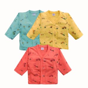 Mostlymuted Cotton Front open t-shirt for babies