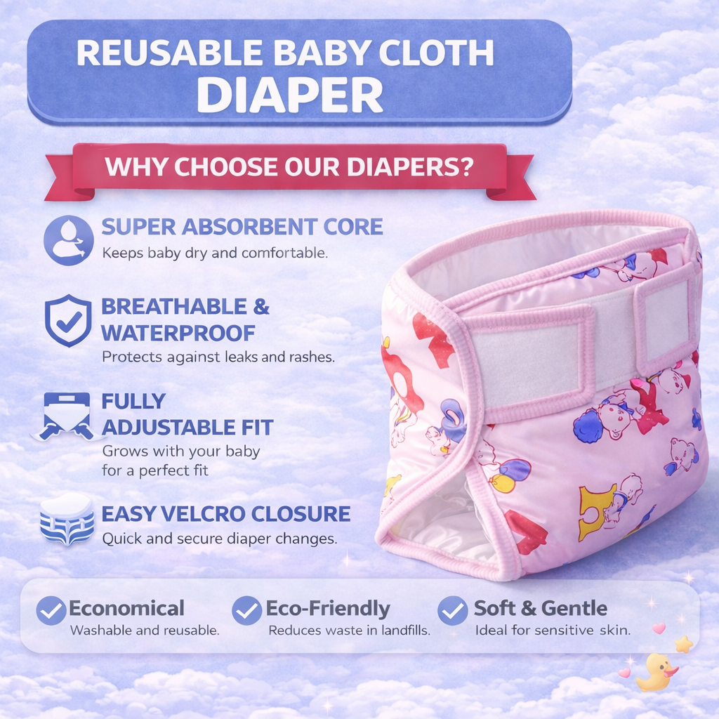 Mostlymuted Reusable diapers For Babies - Image 3