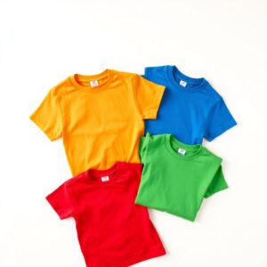 Boys Summer Cotton T-Shirt — 4 Pack Bundle