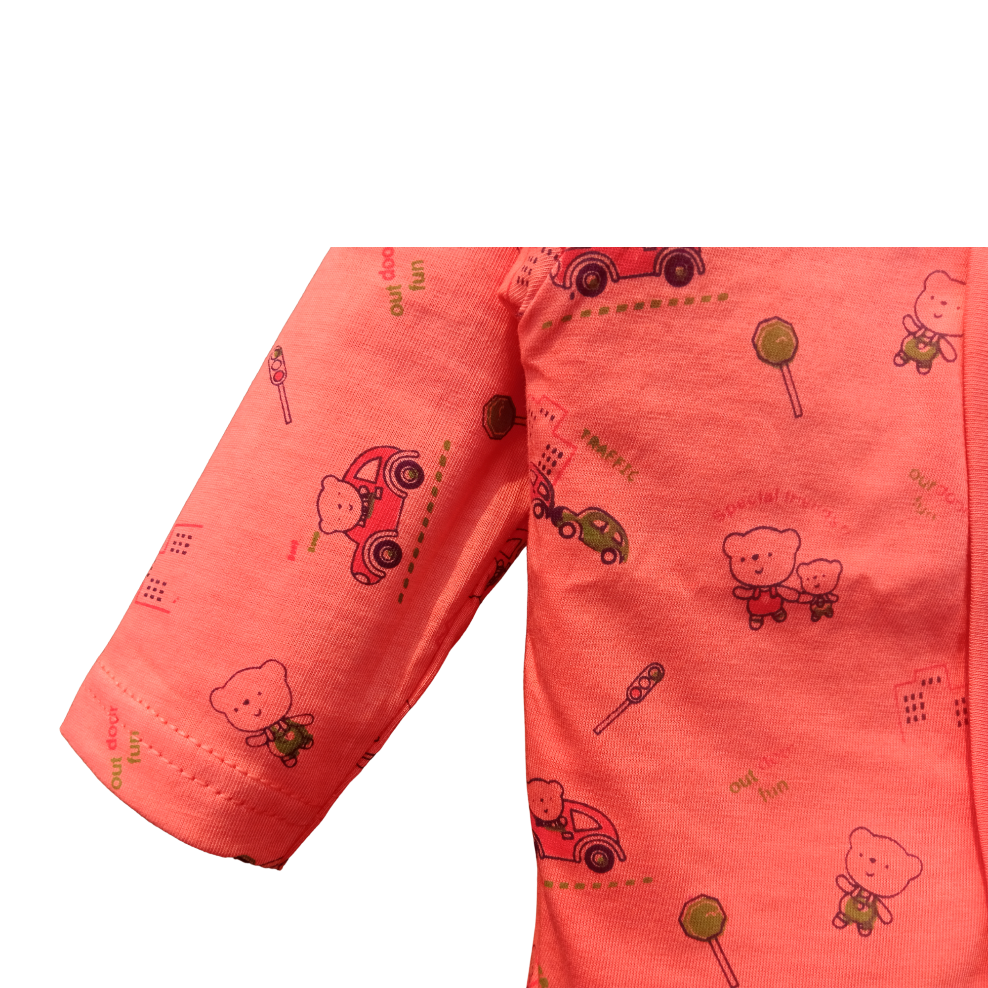 Newborn Baby Cotton Front Open T-Shirt Combo (Pack of 3) Soft & Comfortable Daily Wea