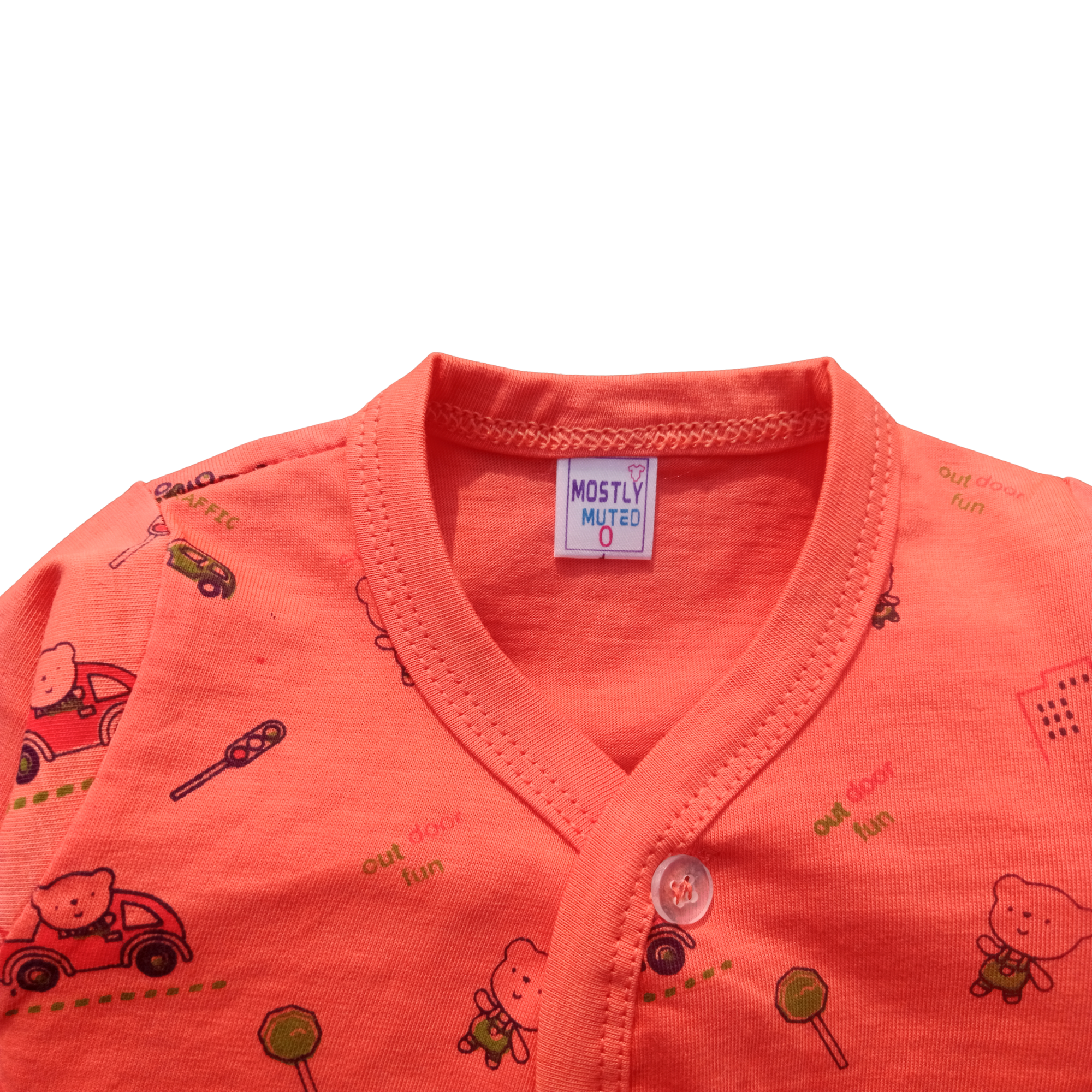 Newborn Baby Cotton Front Open T-Shirt Combo (Pack of 3) Soft & Comfortable Daily Wea
